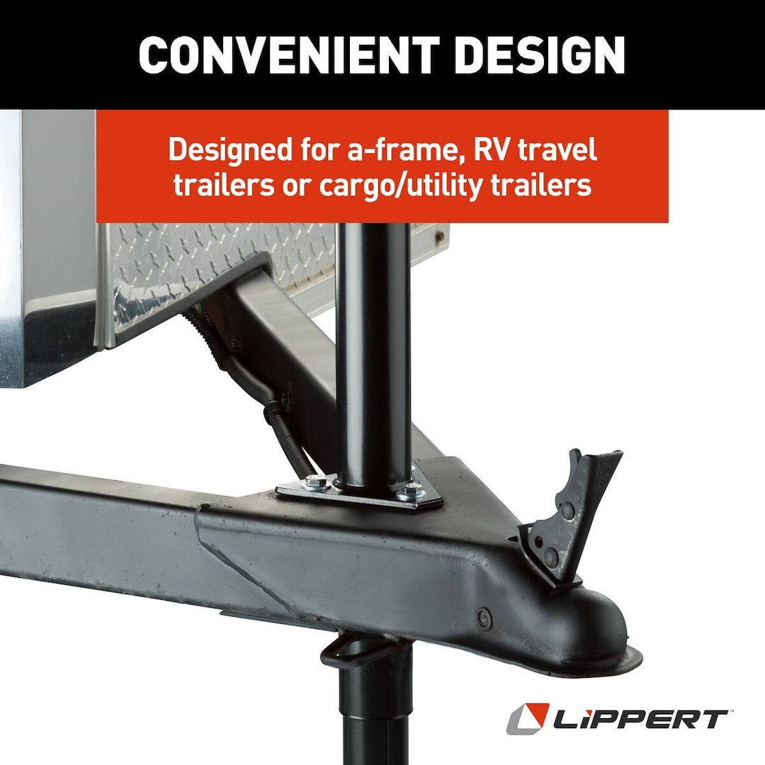 Product of Lippert Components 733926 2000 Pound Manual Trailer Tongue Jack 