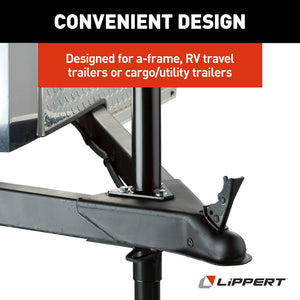 Product of Lippert Components 733926 2000 Pound Manual Trailer Tongue Jack 