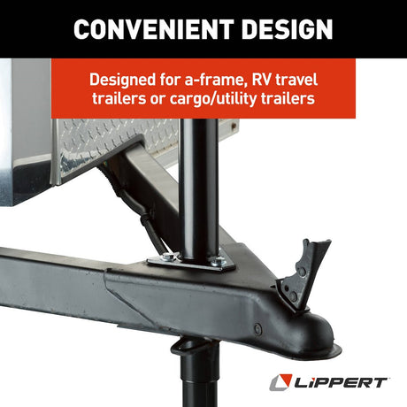 Product of Lippert Components 733926 2000 Pound Manual Trailer Tongue Jack 