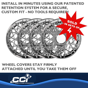Product of Coast To Coast IWC15016CN Silver Set Of 4 