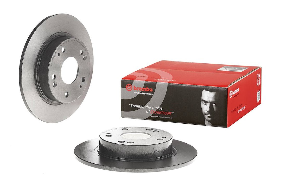 Product of Brembo 08A14711C02 Solid 1 Piece Brake Rotor 