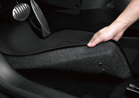 Product of 3D Mats KAGU L1FR12301509 Black Thermoplastic Rubber Of Carbon Fiber Texture Floor Liner 
