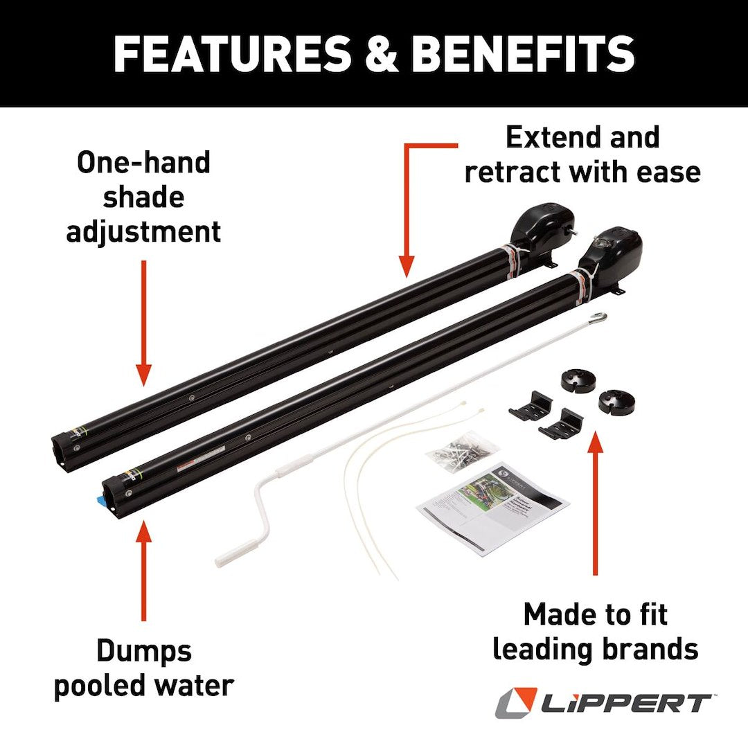 Product of Lippert Components 434727 Manual Awning Arm 