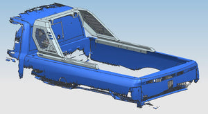 Product of Black Horse Offroad VIRB07B Modular Powder Coated Steel Truck Bed Bar 