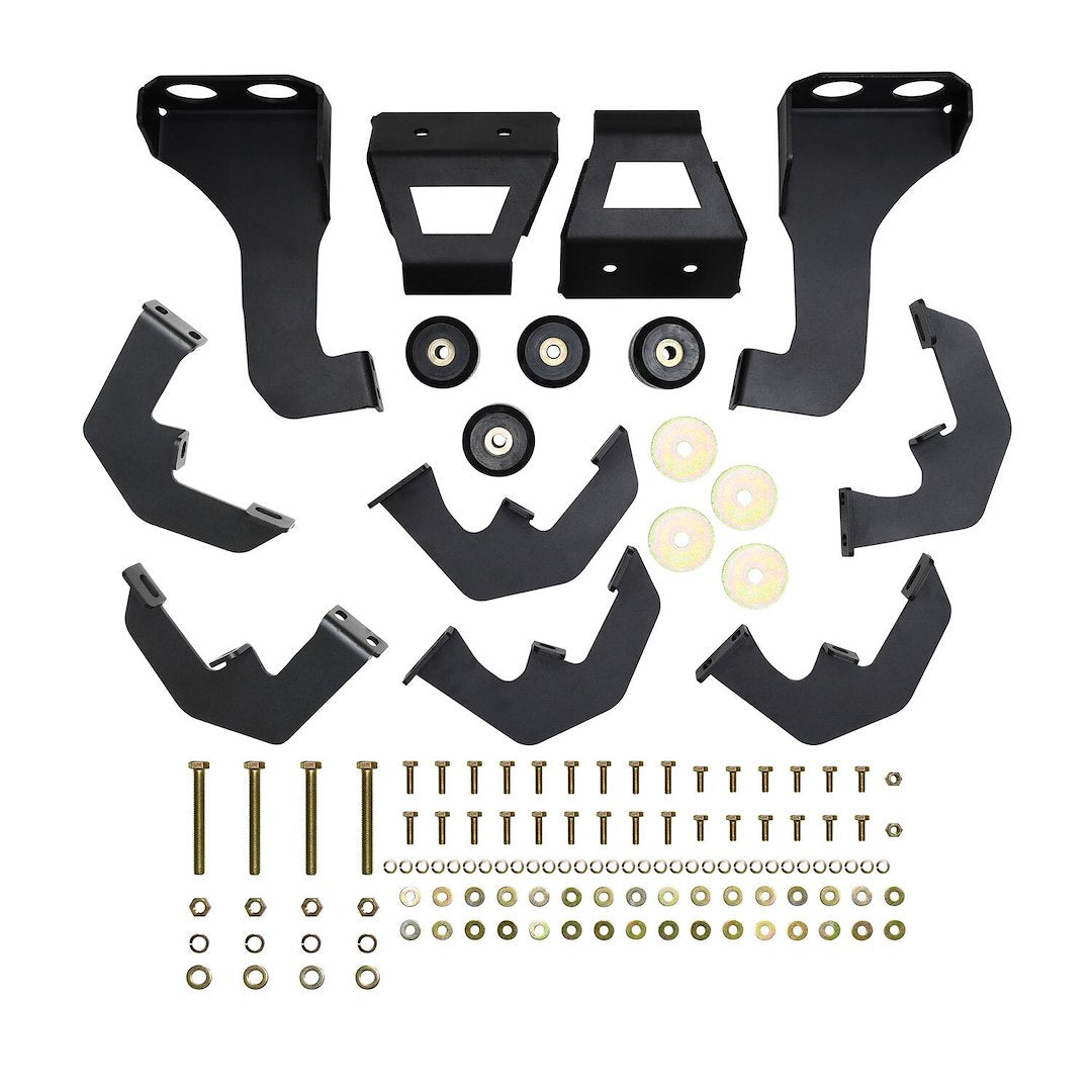 Product of Westin Automotive 56-534775 Black Textured Powder Coated Square Nerf Bar - Truck Wheel To Wheel 