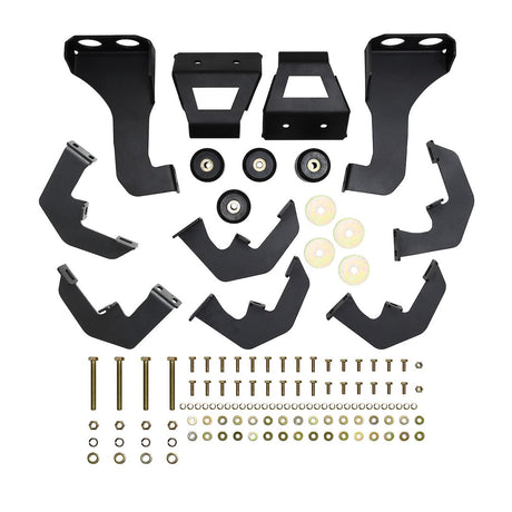 Product of Westin Automotive 56-534775 Black Textured Powder Coated Square Nerf Bar - Truck Wheel To Wheel 