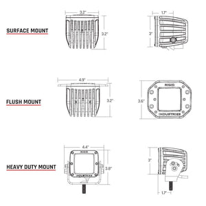 Rigid Lighting 602513 Driving/ Fog Light||602513_2.Jpg||87||r2g602513||1431660