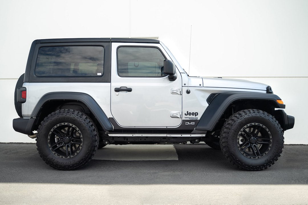 Dv8 Offroad Srjl-29 Rocker Panel Guard||2018-2023-Jeep-Wrangler-Jl-2-Door-Rock-Skins_Installed-01.Jpg||91||dv8srjl29||1629332