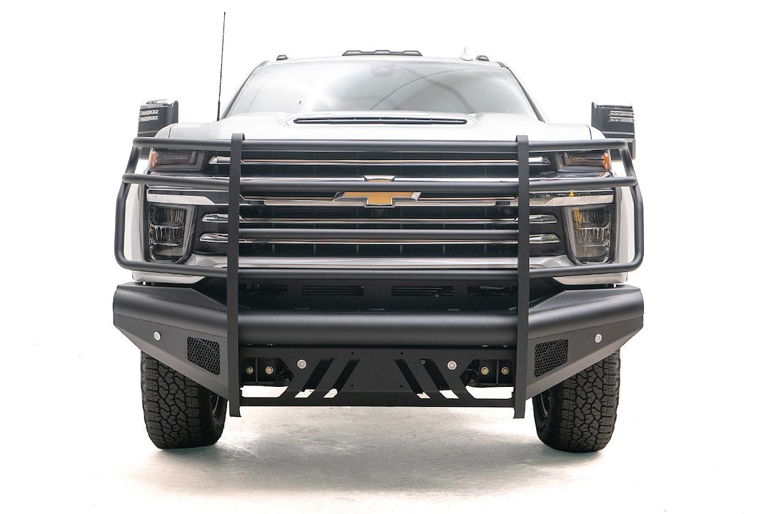 Product of Fab Fours CH20-Q4960-1 Black Steel Elite Steel Powder Coated Bumper 