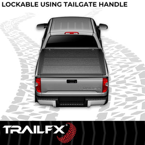 Product of TrailFX TFX Premium Flush Tri-Fold Hard Folding TFX5709 Tonneau Cover 