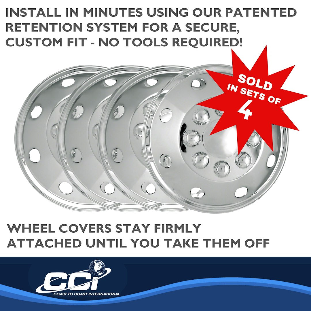 Product of Coast To Coast IWCAL160P Silver Set Of 4 