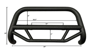 Product of Black Horse Offroad MBT-MJ105 Bull Bar  with skid plate 