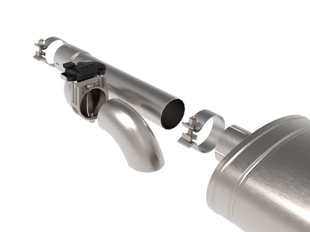 Product of Advanced FLOW Engineering 49-32083-B Gemini XV Cat-Back System Single Exhaust System Kit 