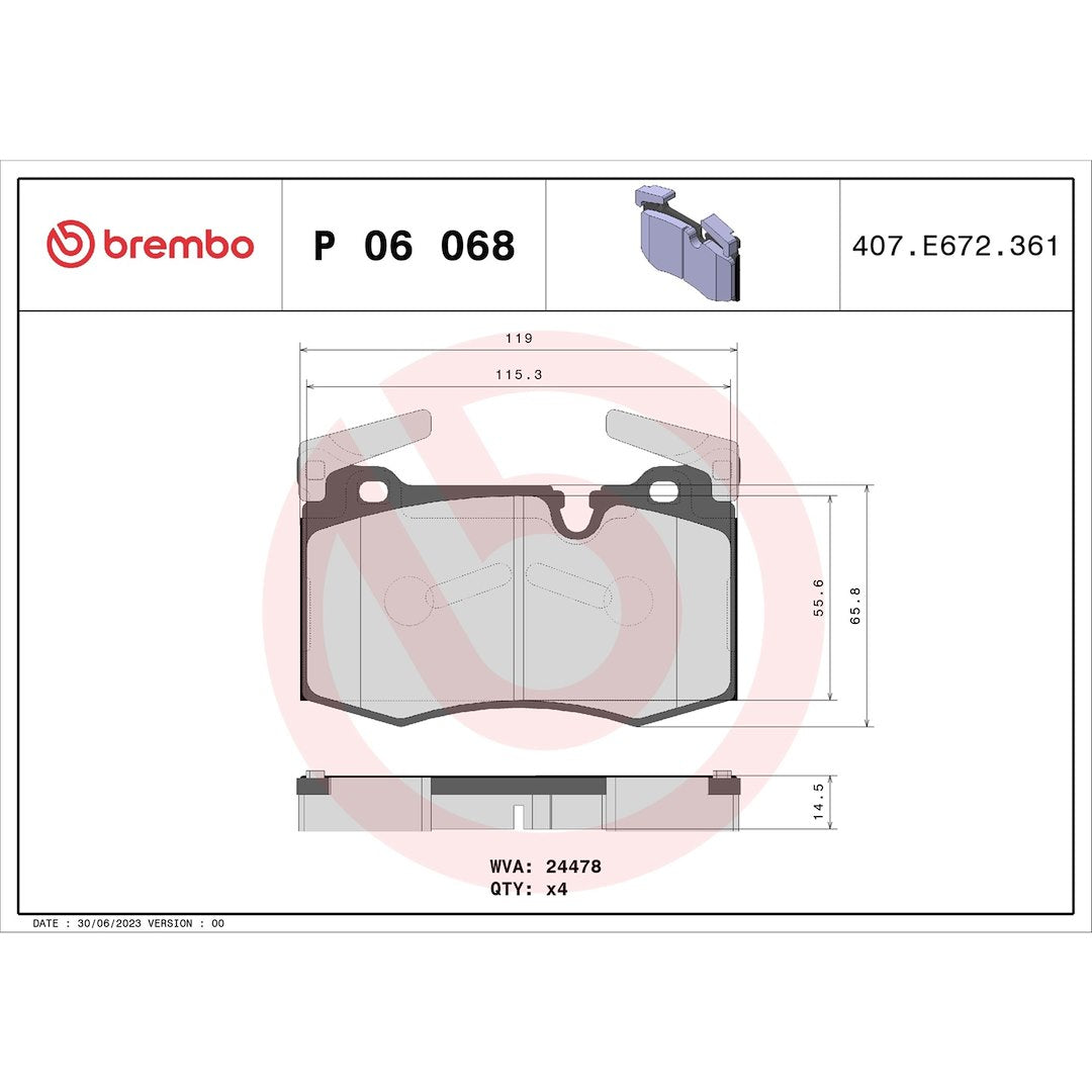 Brembo P06068 Brake Pad||p06068_Drw.Jpg||88||brmp06068||1752406