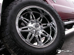 Product of Fuel Off Road 18x9 Silver Wheel - 5x5.50 Bolt Pattern 