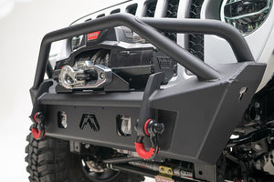 Product of Fab Fours JL18-B4752-1 Stubby Series Steel Powder Coated Bumper 