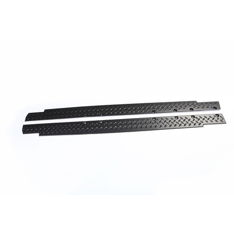 Product of Rugged Ridge 11651.06 Black Thermoplastic Olefin Flat Rocker Panel Guard 