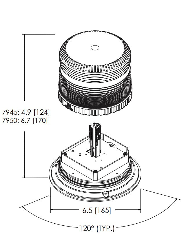 Ecco Electronic 7945a-Vm Warning Light||7945a-Vm_1.Jpg||86||e517945avm||1511805