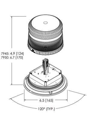 Ecco Electronic 7945a-Vm Warning Light||7945a-Vm_1.Jpg||86||e517945avm||1511805