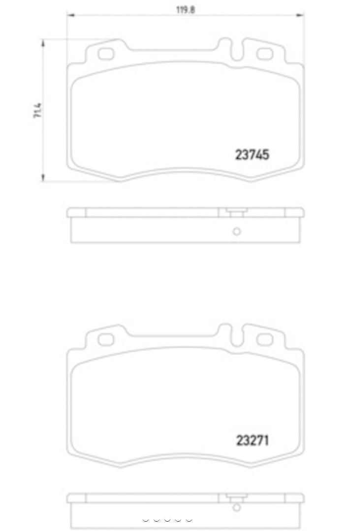 Product of Hella 355010101 Brake Pad - 