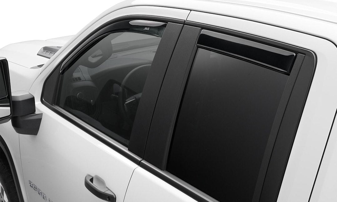 Auto Ventshade (Avs) 194727 Rainguard||avs_Ventvisor_In-Channel_Smoke_Chevsilveradohd_Rear_194805.Jpg||89||v15194727||1762581