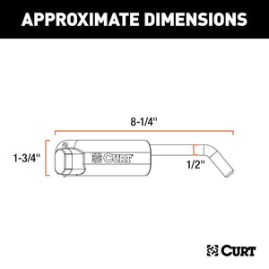 Curt 23256 Fifth Wheel Trailer Hitch Rail Pin||23256_3008x1990_Ca.Jpg||93||c9323256||1085249