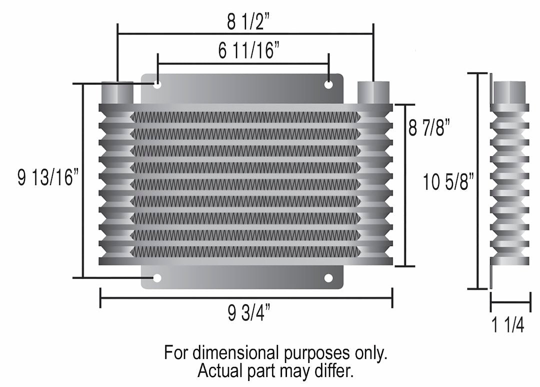 Product of Derale 13614 Fluid Cooler