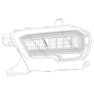 Product of Alpharex Usa 880702 Headlight Assembly