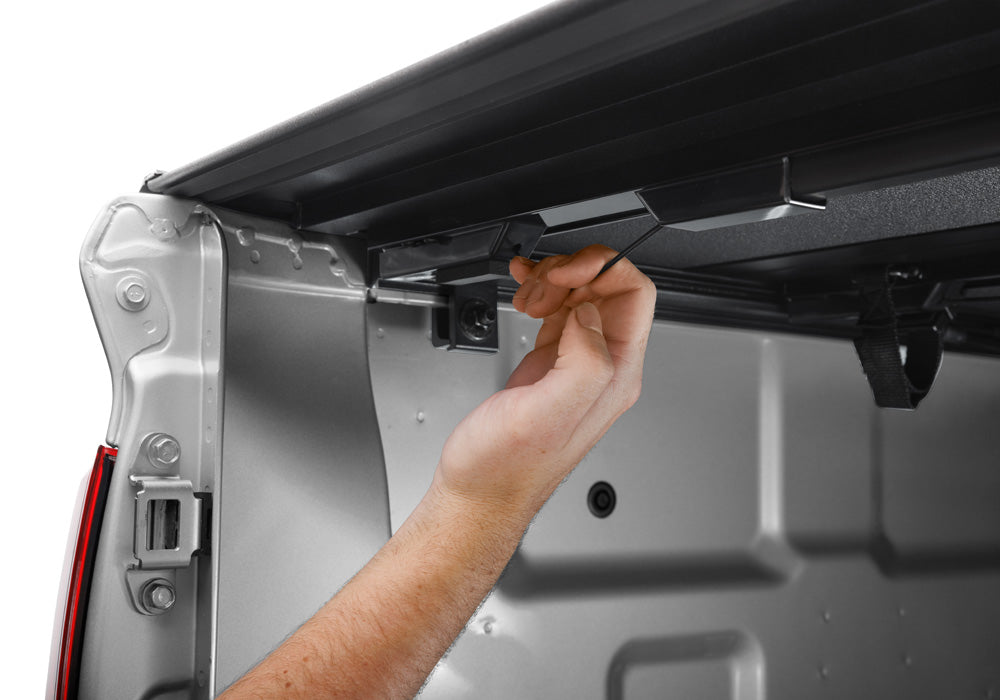 Product of BAK Industries BAKFlip MX4 Hard Folding 448538 Tonneau Cover 