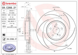 Brembo 09c26621c02 Brake Rotor||09c26621c02_4.Jpg||89||brm09c26621||1684291