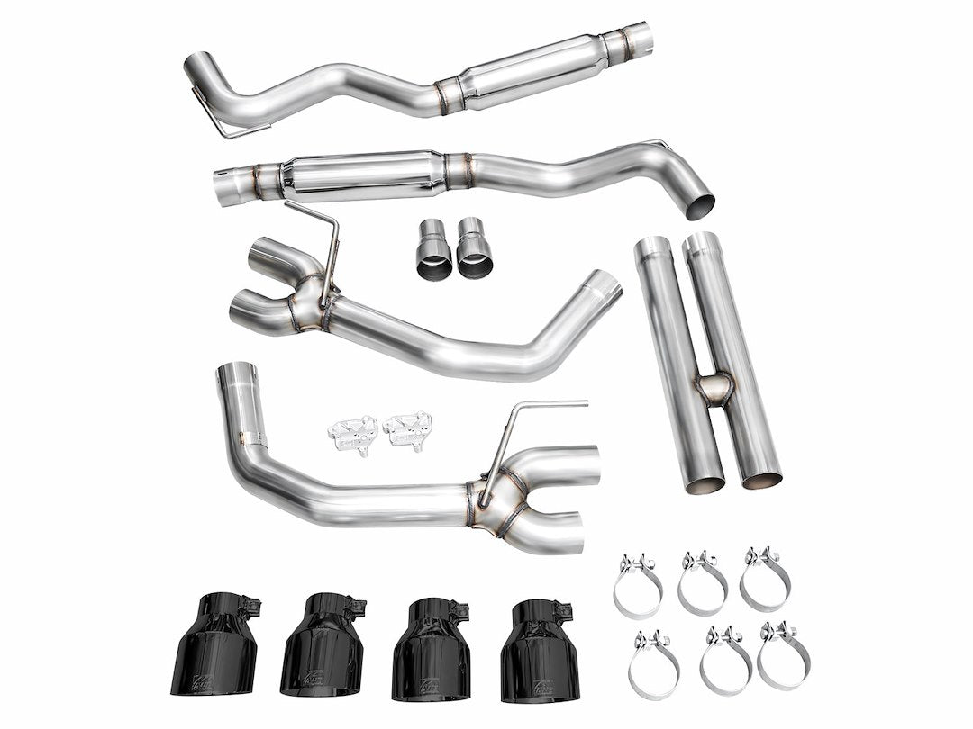 Product of AWE Tuning 3020-43375 Track Edition Cat-Back System Dual Exhaust System Kit 