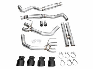 Product of AWE Tuning 3020-43375 Track Edition Cat-Back System Dual Exhaust System Kit 