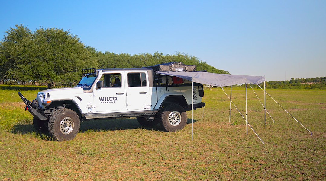 Product of WILCO Off-Road WILAWN270-R SUV/Pickup Overlanding Manual Awning , Gray Solid 