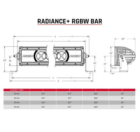 Rigid Lighting 250053 Light Bar||250053_1.Jpg||86||r2g250053||1245447