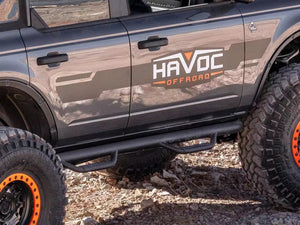 Product of Havoc Offroad HFB-06-003 HN2 Nerf Bar With Drop Down Steps 
