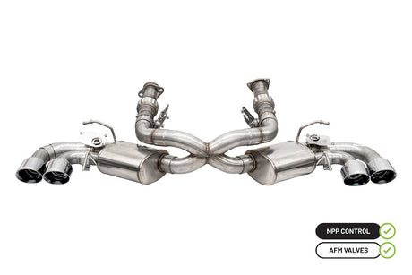 Product of Corsa Performance 21100 Variable Sound Level Cat-Back System Dual Exhaust System Kit 