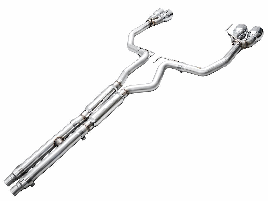 Product of AWE Tuning 3020-42650 Track Edition Cat-Back System Dual Exhaust System Kit 