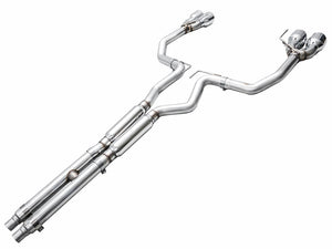 Product of AWE Tuning 3020-42650 Track Edition Cat-Back System Dual Exhaust System Kit 