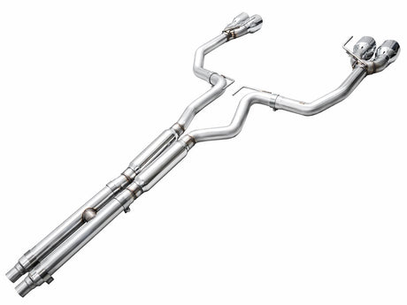 Product of AWE Tuning 3020-42650 Track Edition Cat-Back System Dual Exhaust System Kit 