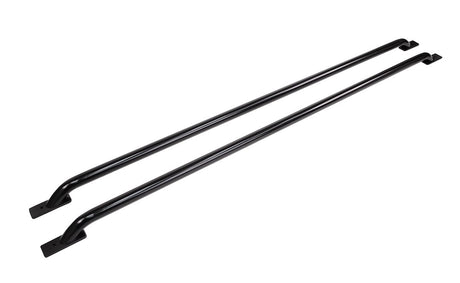 Product of Go Rhino 8128B Black Powder Coated Round Tube Bed Side Rail 