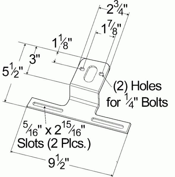 Product of Grote Industries 43262-5 License Plate Bracket