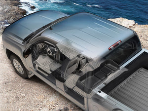 Product of Weathertech (USA) FloorLiner ™ HP 460661IM Charcoal/ Dark Pewter/ Dark Slate/ Gray/ Medium Stone/ Slate Gray Thermoplastic Elastomer (TPE) Floor Liner 