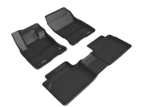 Product of 3D Mats KAGU L1FR14201509 Black Thermoplastic Rubber Of Carbon Fiber Texture Floor Liner 