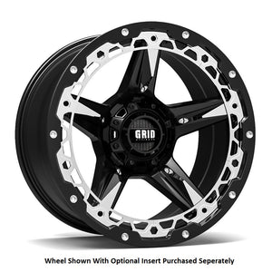 Grid Wheels Gd0420090052b1587 Wheel||gd4-Matte-Black-With-Chrome-Insert_1.Jpg||89||grw42952b1587||2308057