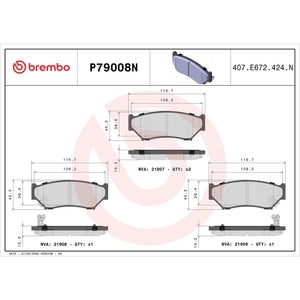 Brembo P79008n Brake Pad||p79008n_Drw.Jpg||87||brmp79008n||1753989