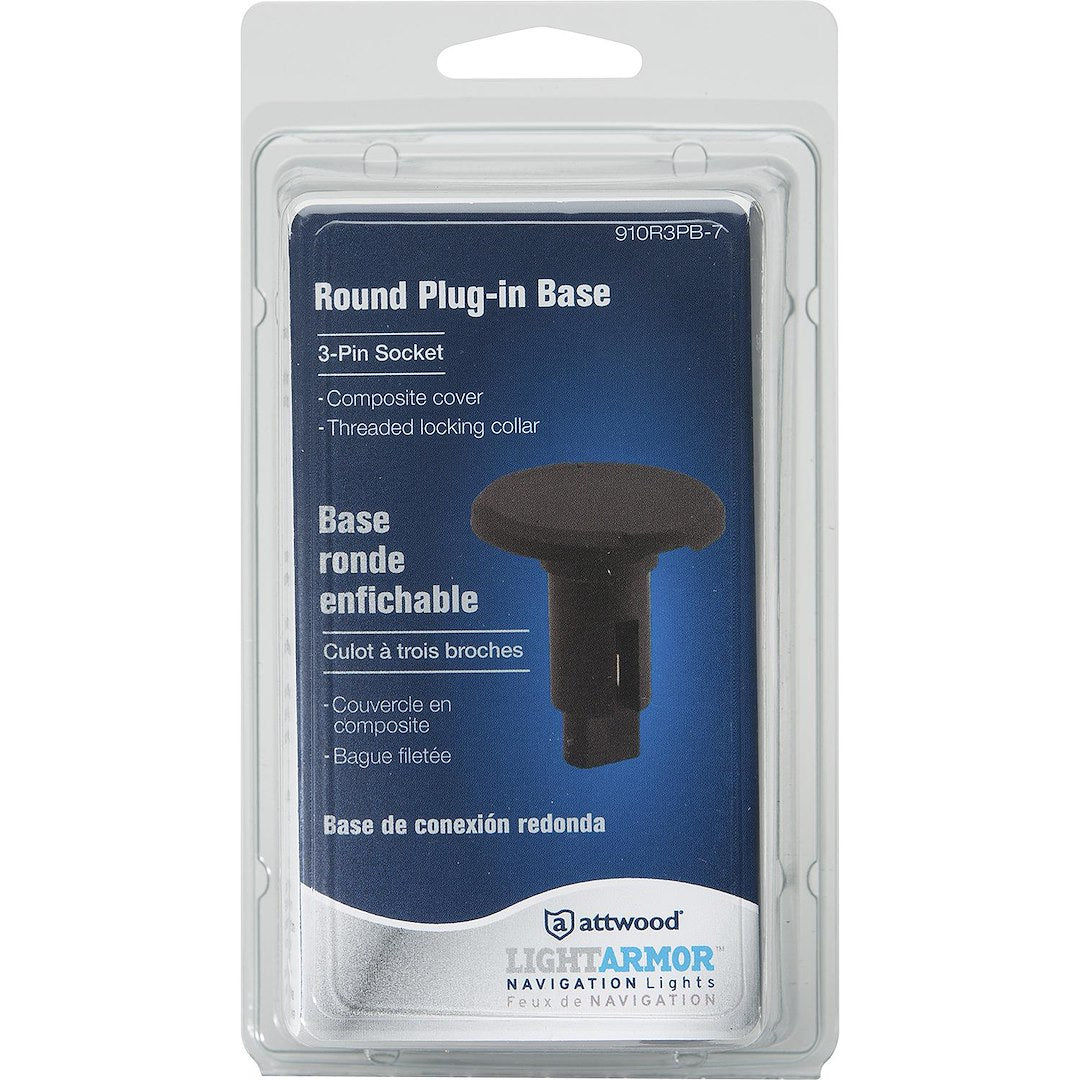 Attwood Marine 910r3pb-1 Navigation Light Pole Base||910r3pb-7_Pkg.Jpeg||88||a7j910r3pb1||1326295