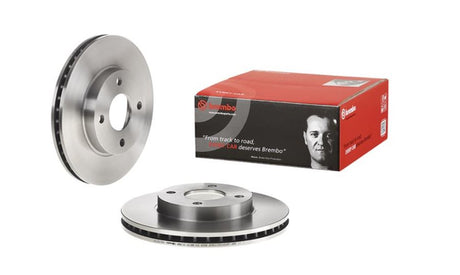 Product of Brembo 09570714C02 Vented 1 Piece Brake Rotor 