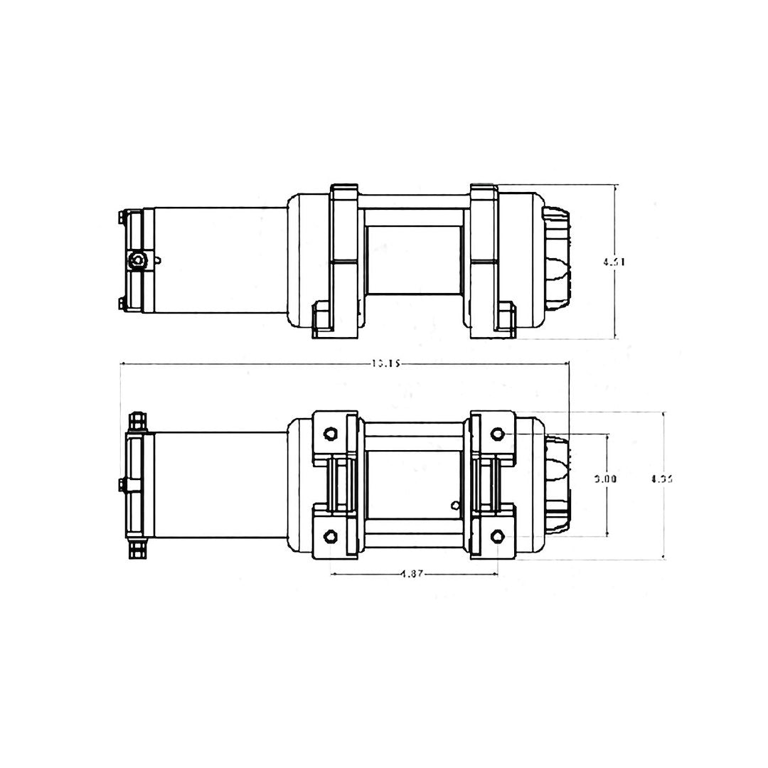 Product of Superwinch 1130220 3000 Pound ATV/ UTV Winch 