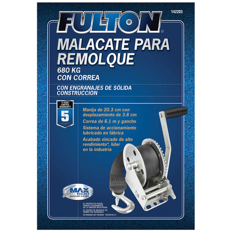 Product of Fulton 142203 Trailer Boat Winch
