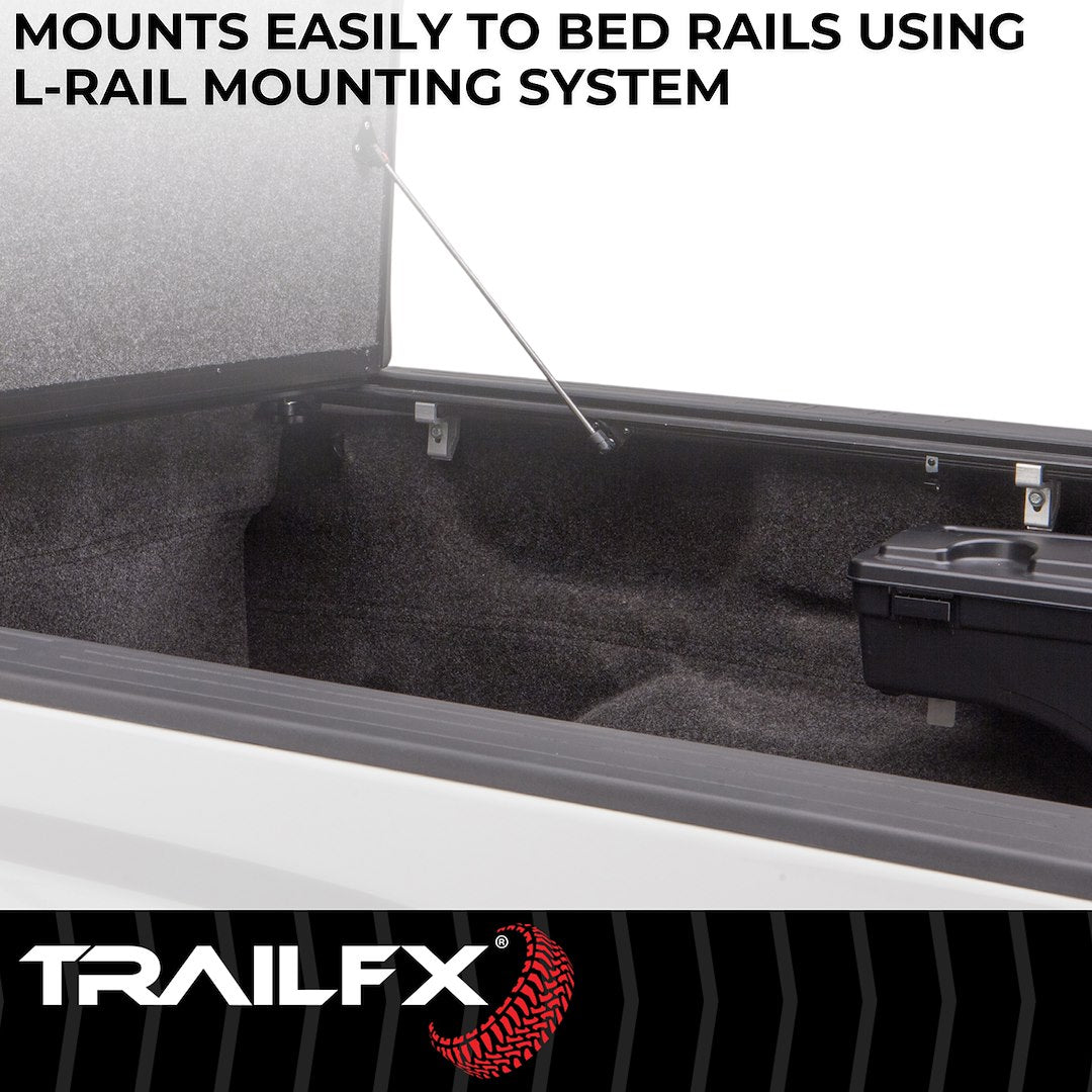 Product of TrailFX TFX Premium Flush Tri-Fold Hard Folding TFX1714 Tonneau Cover 